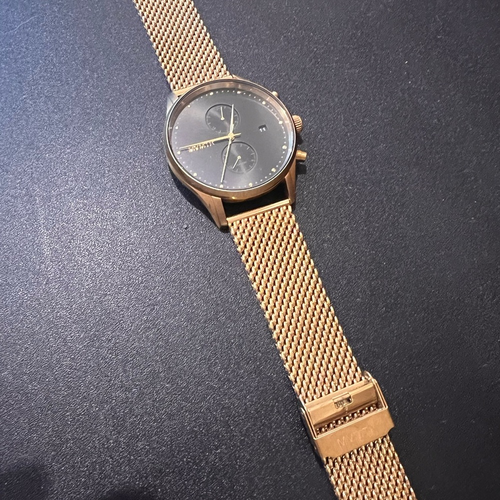 MVMT Gold Mesh Watch